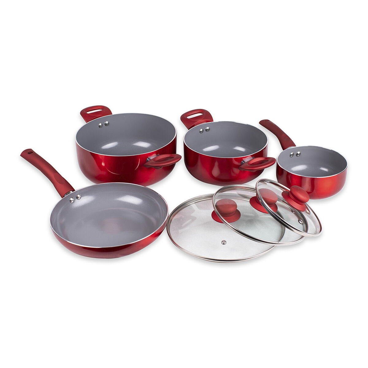 Batería Doral Montecarlo Acero Inoxidable 7 Piezas