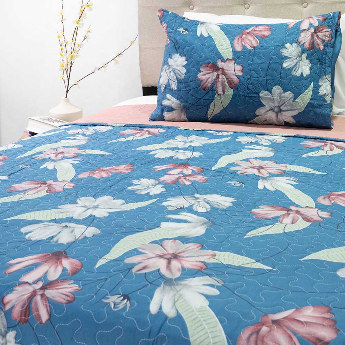 Quilt Doral 1,5 Plazas Origins Dise&ntilde;os D2