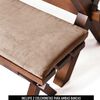 Juego de Comedor Latam Home Sevilla Salamanca 2 Sillas + 2 Bancas Velvet Beige