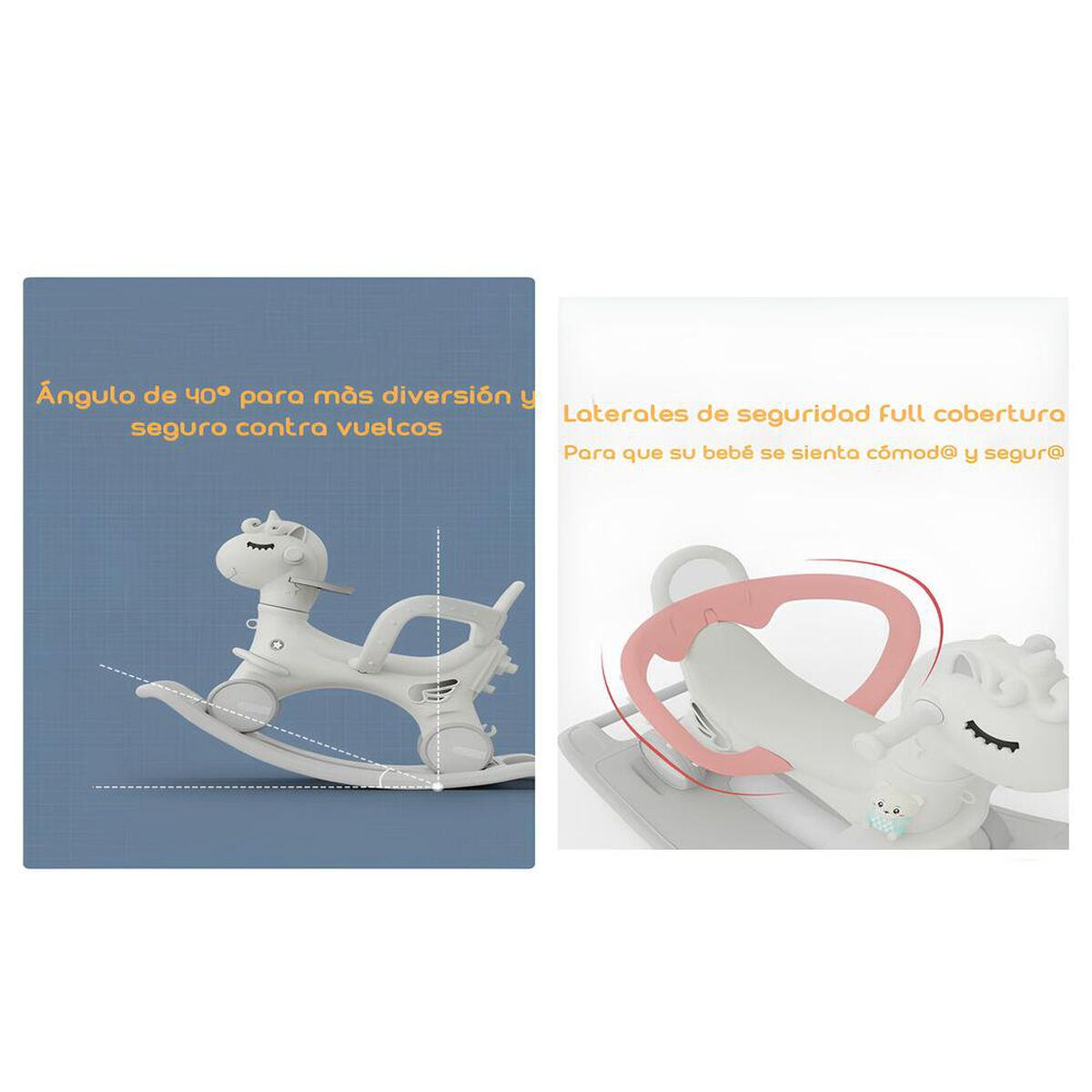 Correpasillo Caballito Rosado LuBabycas