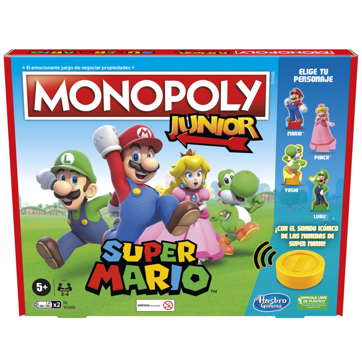 Juego de Mesa Monopoly Super Mario Junior