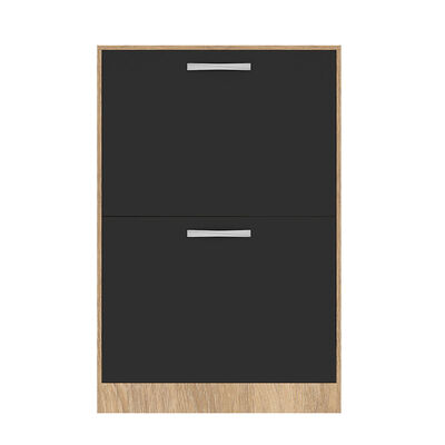 Imagen 2 del producto Zapatero Vekkahome Nick 2 puertas Negro