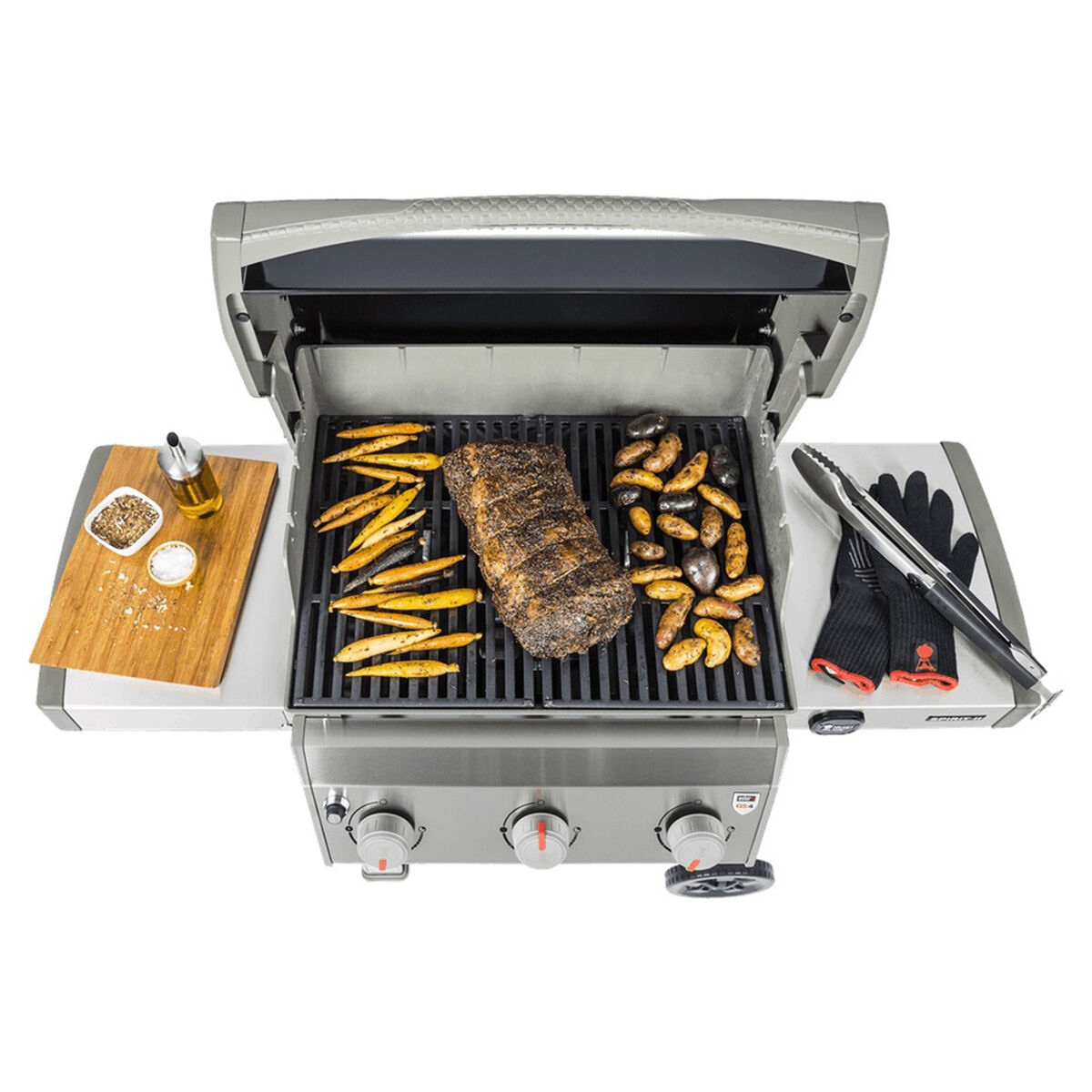Parrilla a Gas Weber Acero Esmaltado 3 Quemadores