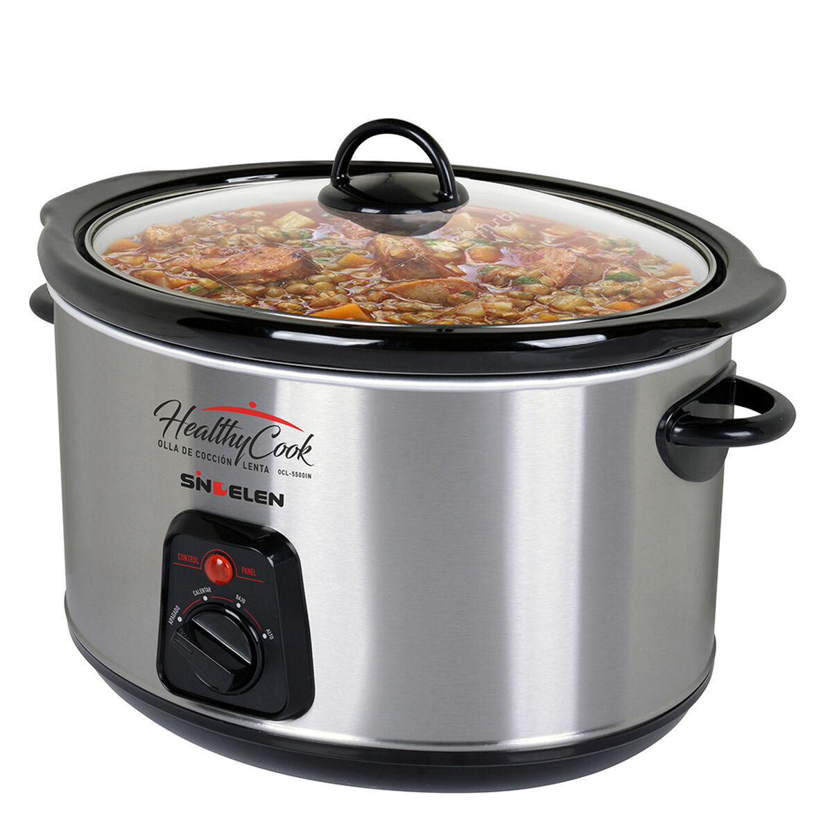 Olla de Cocción Lenta Sindelen OCL-5500IN 5,6 lts.