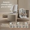 Triciclo LuBabycas 360° Multiposiciones con Mesita Blanco