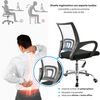 Combo Oficina Escritorio Avellana + Silla New York Negra y Blanca Arthome
