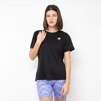 Polera Deportiva Mujer Lotto Negro, Verde