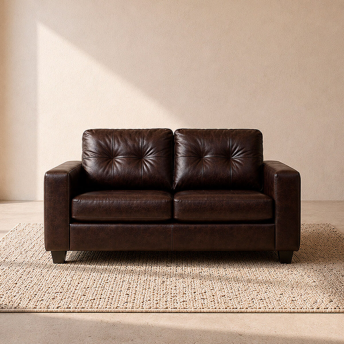 Sofa Rosen Mira 2 Cuerpos Caf&eacute;