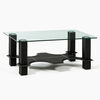 Mesa de Centro Spazzio Tribecca + 6 Pouf