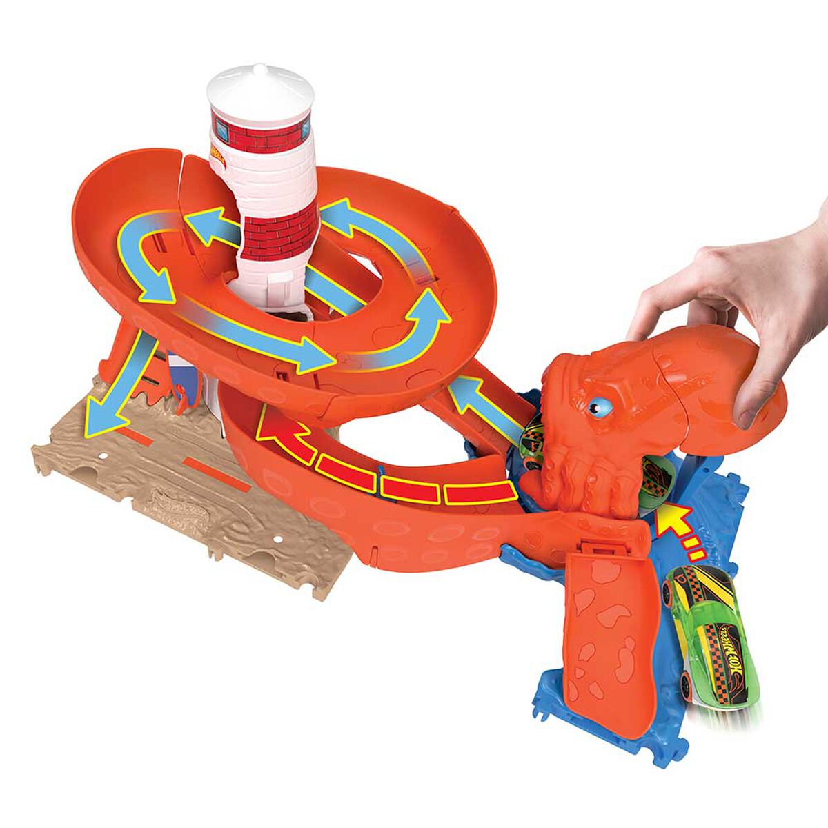 Pista de Autos Némesis Pulpo Hot Wheels