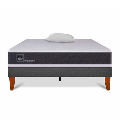 CIC Cama Europea CIC 1,5 Plazas New Ortopedic + Almohada