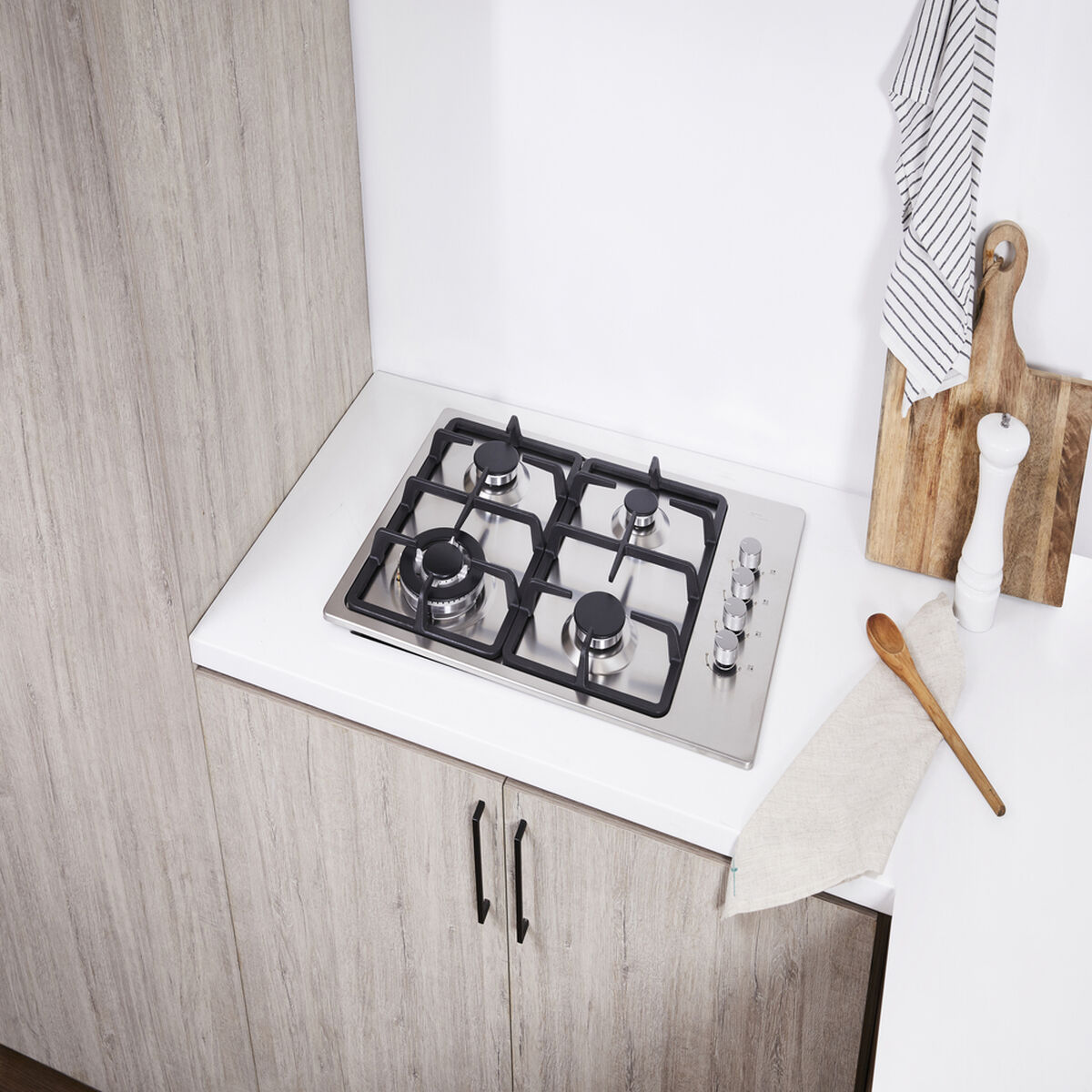 Encimera a Gas FDV Design 4T GLTX 65 BUT 2.0 4 Quemadores