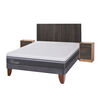 Cama Europea CIC 2 Plazas Ortopedic Advance + Respaldo + 2 Veladores