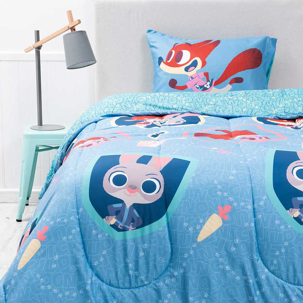 Plumón Infantil Disney-Zootopia 1.5 Plazas Zootennial