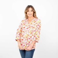 Blusa Manga Larga Mujer Portman Club Naranjo, Negro, Rosado