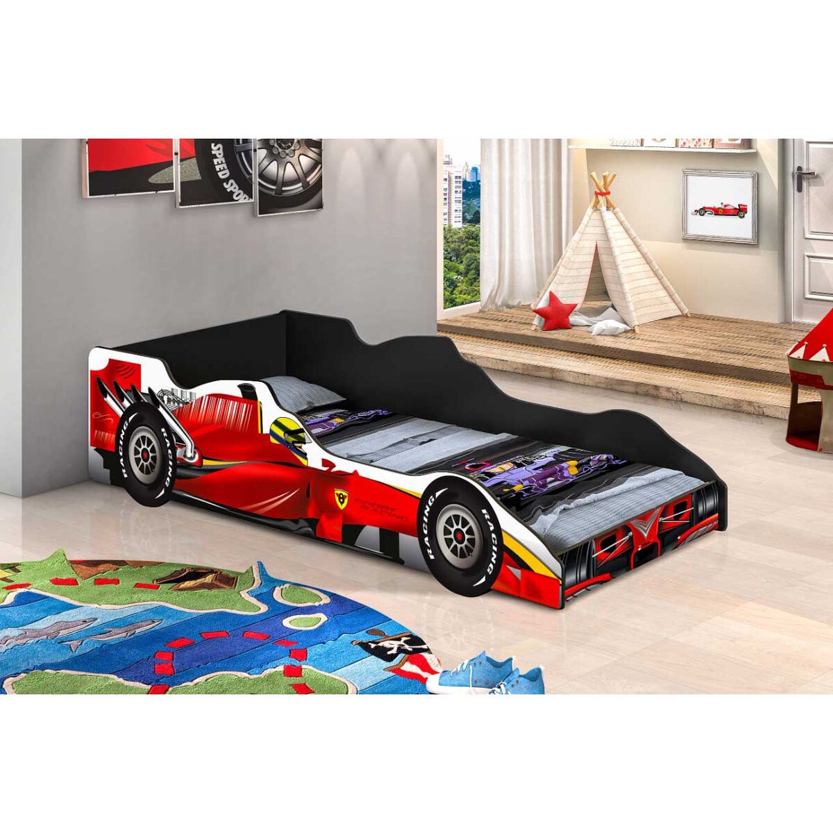 Cama Casanova Kids 1 Plaza Fórmula 1