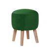 Pouf Latam Home Nantes Tela Velvet Verde
