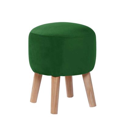 Imagen 1 del producto Pouf Latam Home Nantes Tela Velvet Verde
