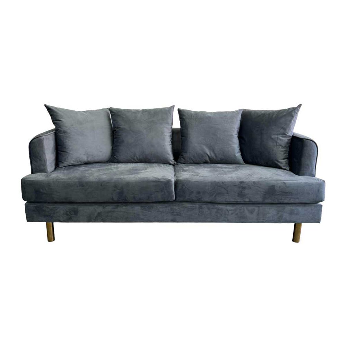 Sofá Furnitech Estambul 3 Cuerpos Gris