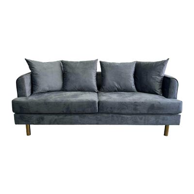 Sofá Furnitech Estambul 3 Cuerpos Gris