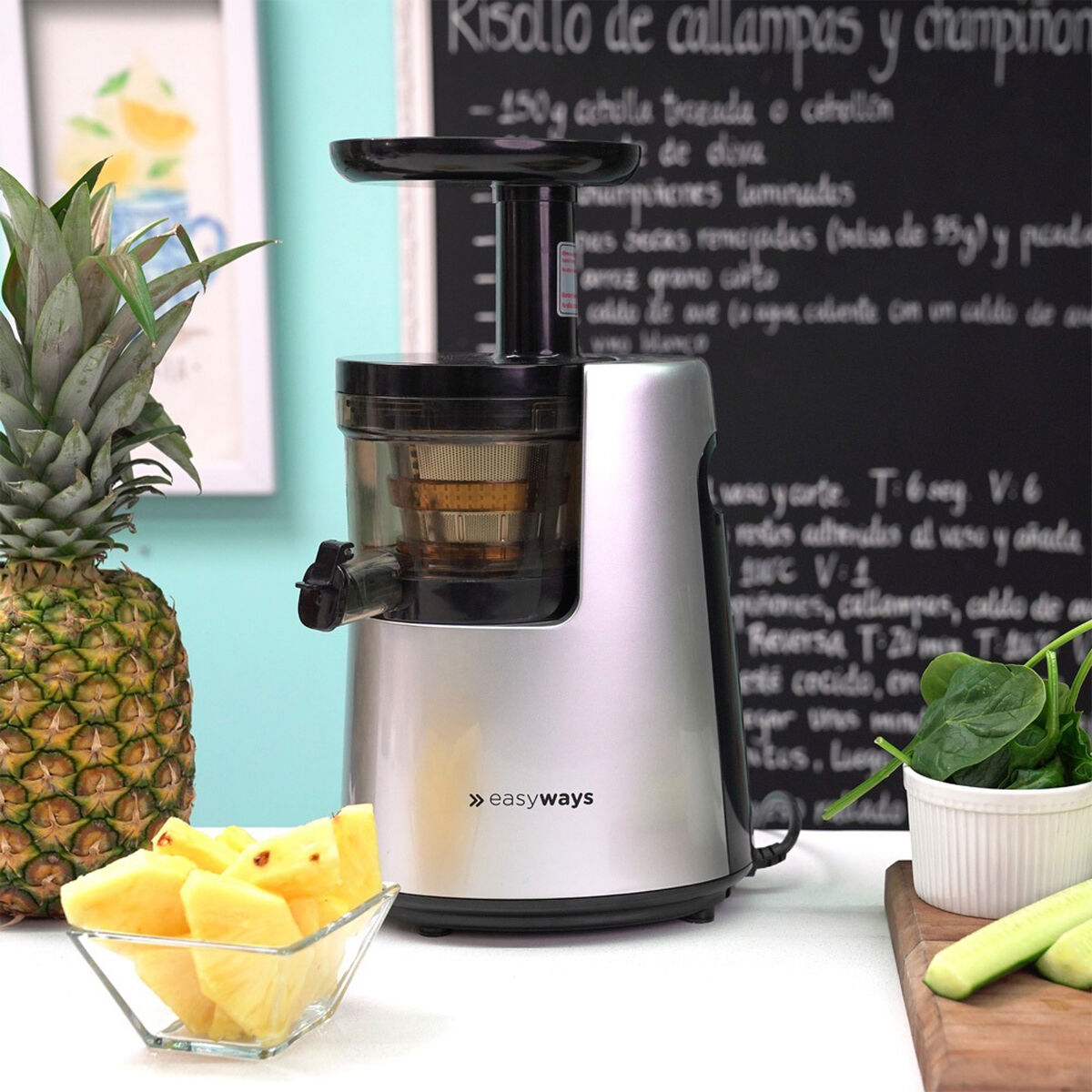 Prensadora de Jugo En Frío EasyWays Slow Juicer Pro