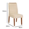 Juego de Cómedor Altavision Luma 6 Sillas Blanco Crema