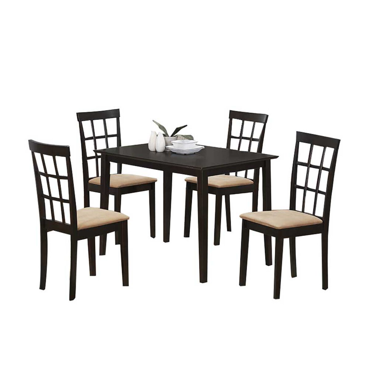 Juego de Comedor Casanova Café 4 Sillas