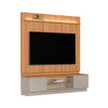 Home TV Di Poretti Design Magnuss Hasta 75" Caf&eacute; Claro