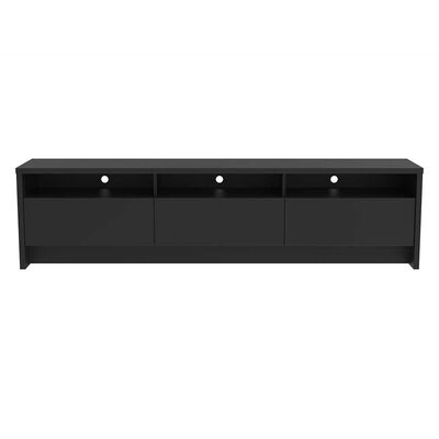 Rack TV Decocasa Aspen Hasta 75" Negro
