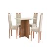 Comedor Yardas Roma 4 Sillas Off White
