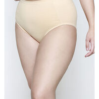 Calzón Maxi Mujer Kayser Beige, Blanco, Negro