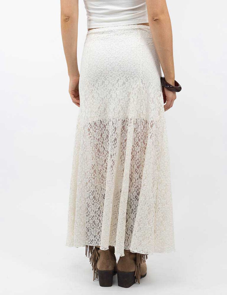 Falda Maxi Encaje Mujer Icono