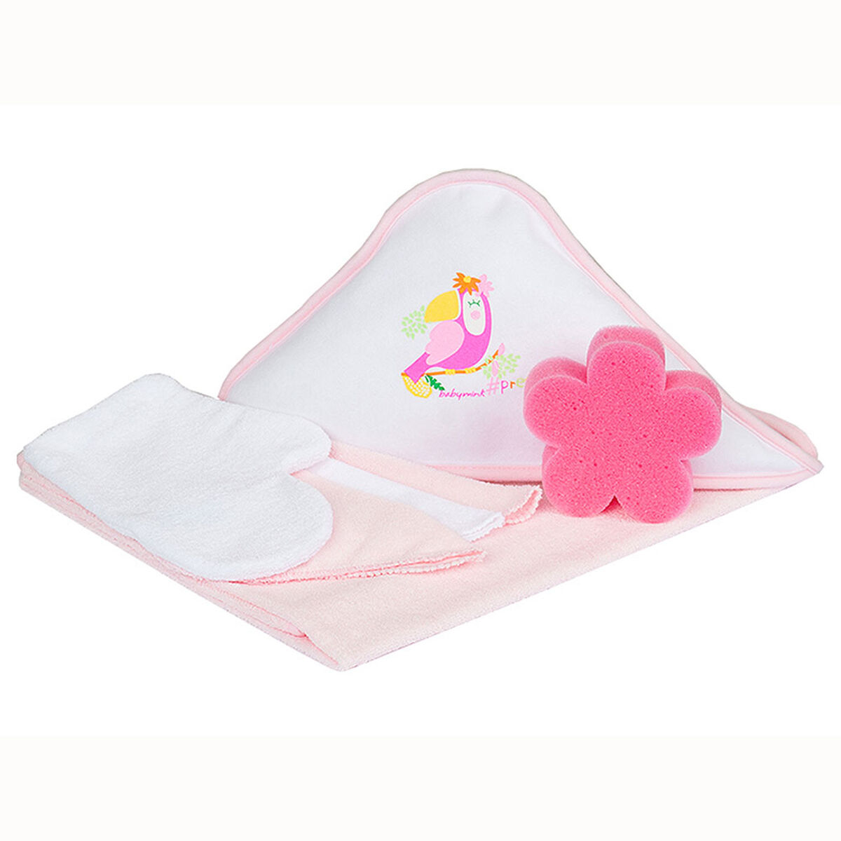 Set de Baño Kit Burbujas Rosa Baby Mink