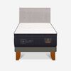 Cama Europea CIC 1,5 Plaza Super Premium +  Respaldo Tigris
