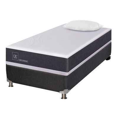 Imagen 2 del producto Box Spring CIC 1 Plaza New Ortopedic + Almohada