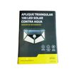Aplique Triangular 100 Led Solar Contra Agua Pro Outdoor