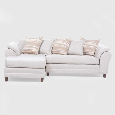 Imagen 1 del producto Sofá Seccional Izquierdo Living Factory Mustang 4 Cuerpos Crudo