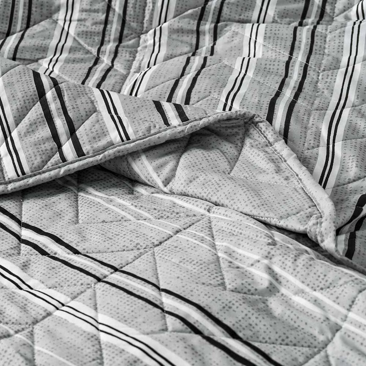 Quilt Estampado American Family King Onix