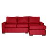 Sofá Seccional Derecho Latam Home Livorno 3 Cuerpos Rojo
