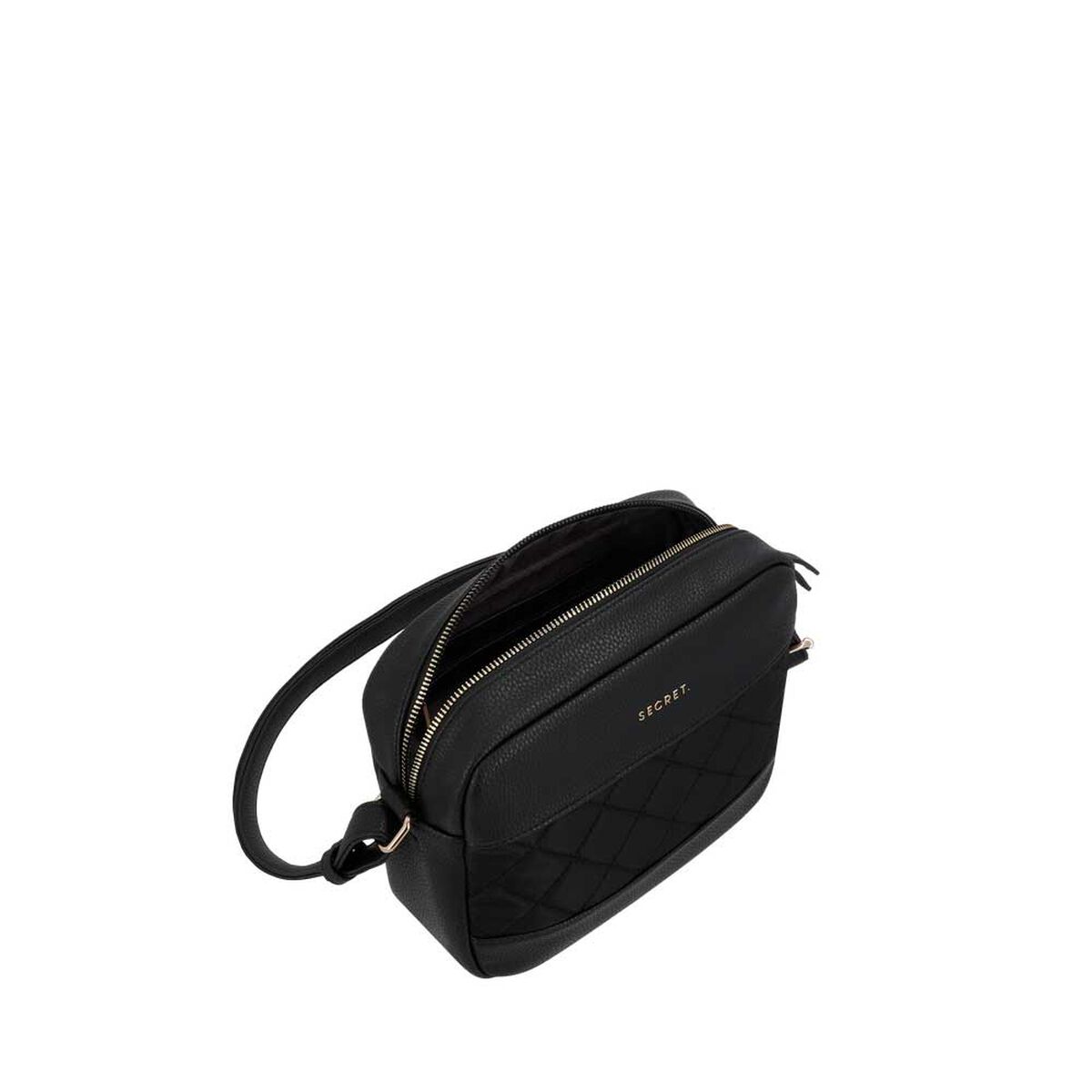Cartera Bandolera Secret Aspen SC7 Peque&ntilde;a Negra