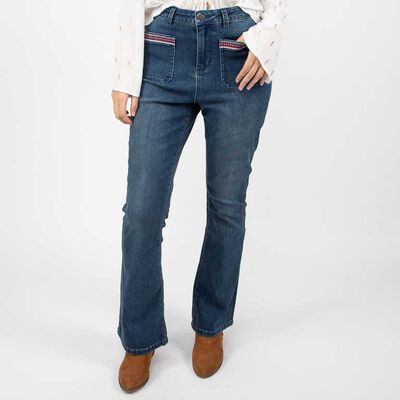 Jeans Mujer Alma Azul