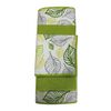 Mat Secado + Pack 2 Paños de Cocina Casa Linda Hojas Blanco Verde