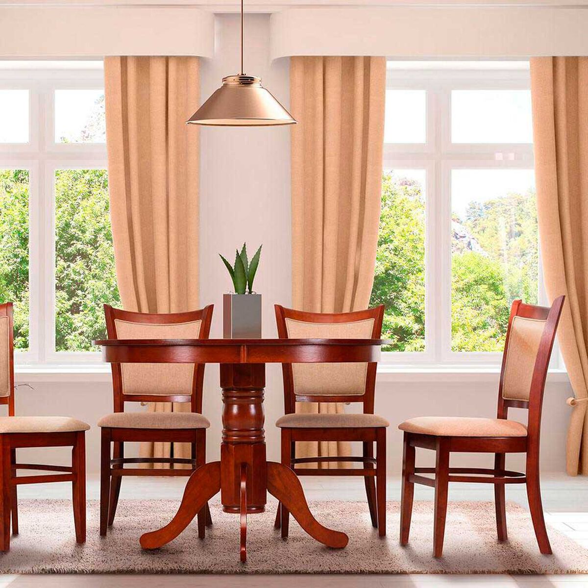 Juego de Comedor CIC Calabria 6 Sillas