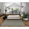 Alfombra Decocasa Rustk Junco Cinza 150 x 200 cm Gris