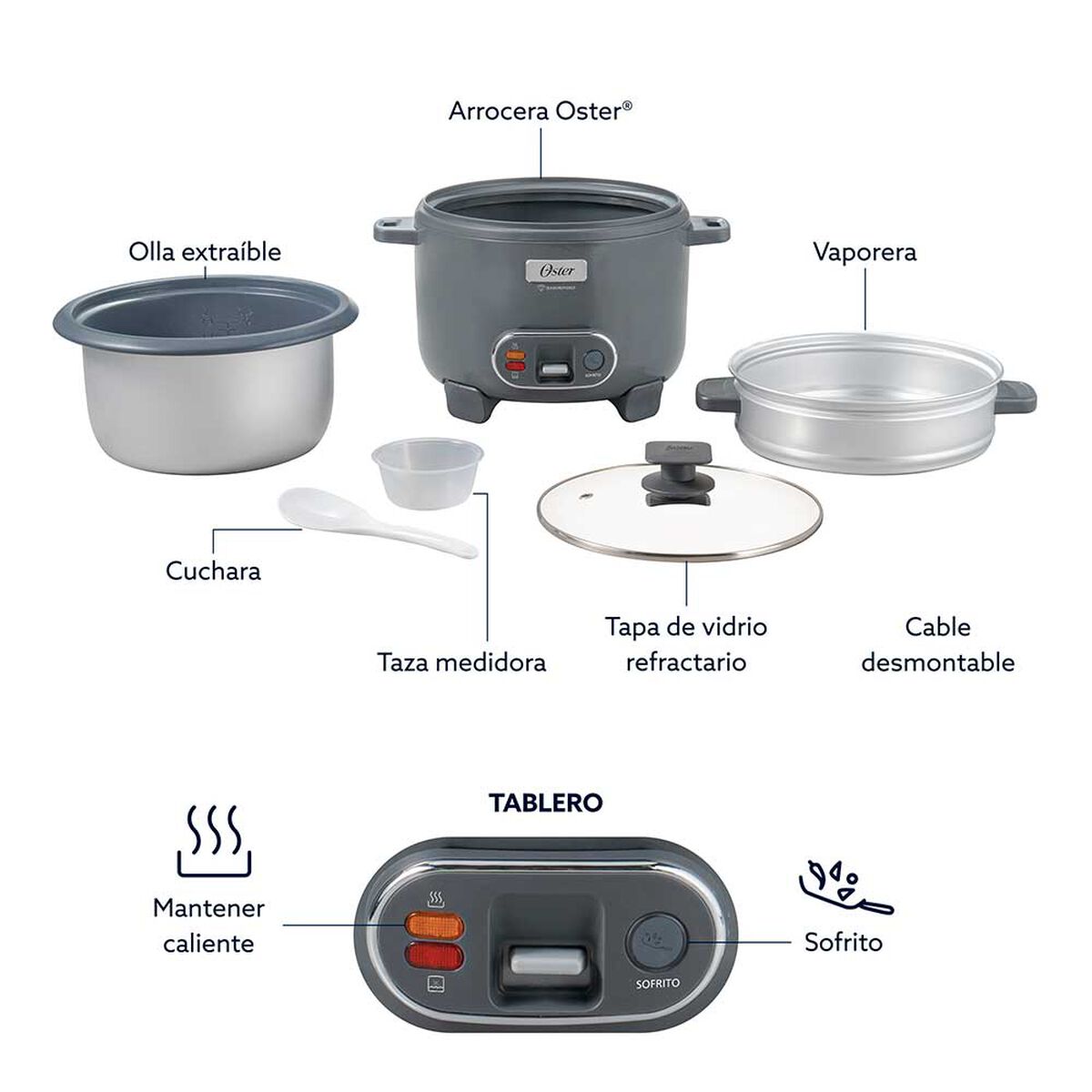 Arrocera Oster CKSTRC10DFSKE-052 2 lts.