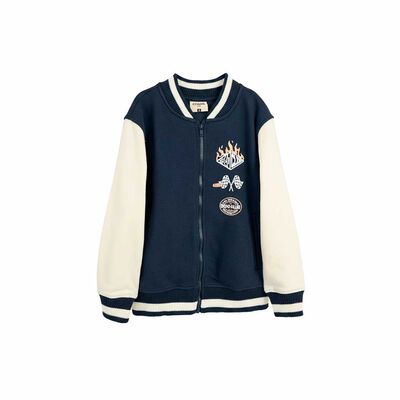 Imagen 1 del producto Polerón de Algodón Niño Chess Azul