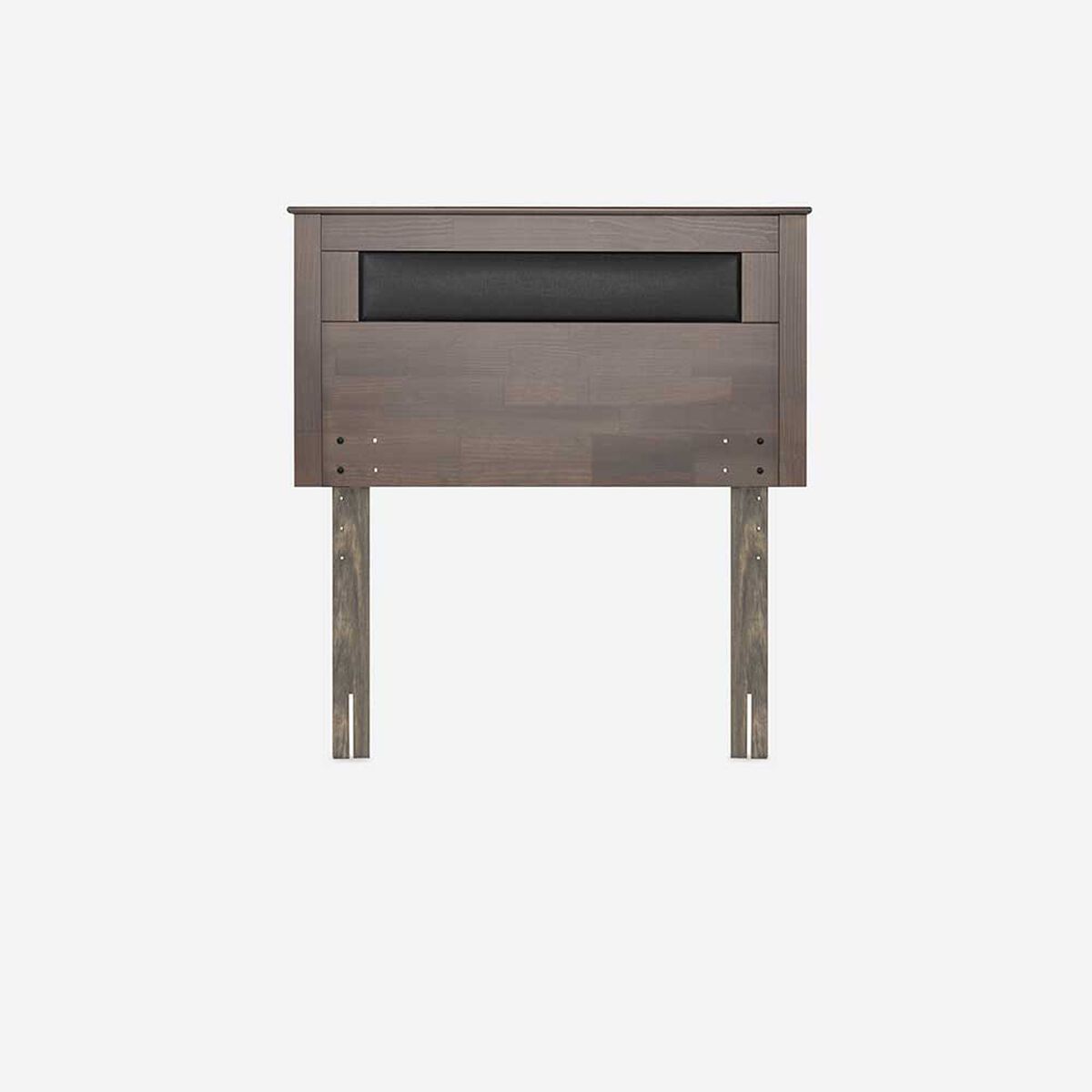Cama Europea Rosen 1 Plaza New style 6 + Respaldo Ferrera Gris