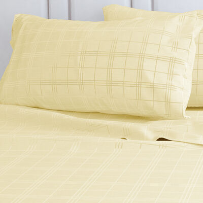 Imagen 1 del producto Juego de Sábanas Doral 1,5 Plazas Embossed Crudo