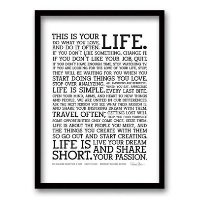 Imagen 1 del producto Cuadro Decorativo Retela Life 40 x 30 cm