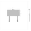 Cama Europea Celta 1,5 Plazas New Mega + Respaldo + Velador Alba White